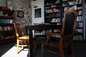 And a view from the desk